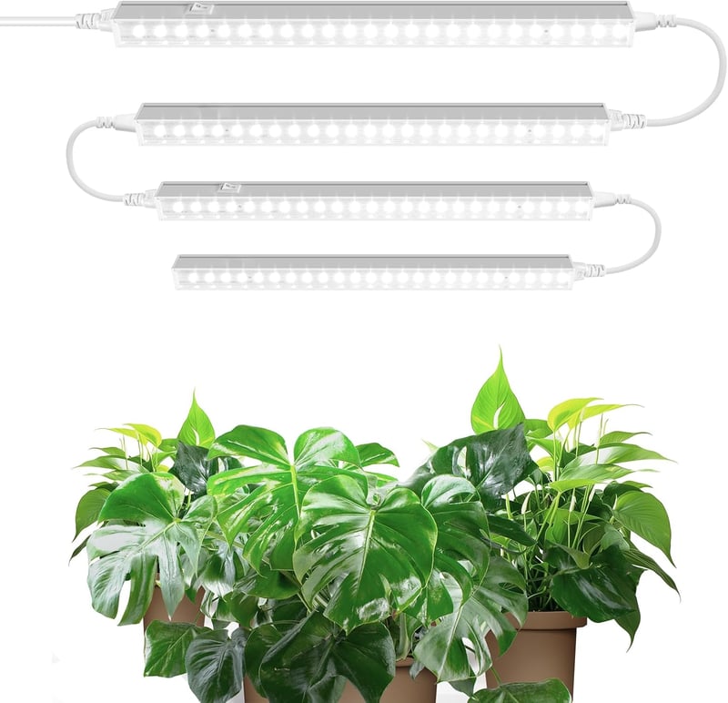 Barrina T5 LED növénylámpa 5000K 29cm 4db szett teljes spektrum - 29cm, White