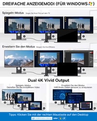 Dokovacia stanica Baseus 17 v 1 USB-C, 4K HDMI x3 pre tri monitory, 100W PD, USB 3.0 x5, LAN, čítačka SD/TF kariet, audio port, Windows a Mac 6