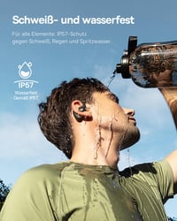 Športové slúchadlá Baseus Eli Sport 2 s otvorenou konštrukciou, Bluetooth 5.3, výdrž batérie 45 h, SuperBass 2.0, IPX7, 4 mikrofóny, AI potlačenie hluku, na šport a behanie 8
