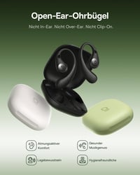 Športové slúchadlá Baseus Eli Sport 2 s otvorenou konštrukciou, Bluetooth 5.3, výdrž batérie 45 h, SuperBass 2.0, IPX7, 4 mikrofóny, AI potlačenie hluku, na šport a behanie 2