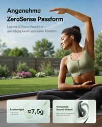 Športové slúchadlá Baseus Eli Sport 2 s otvorenou konštrukciou, Bluetooth 5.3, výdrž batérie 45 h, SuperBass 2.0, IPX7, 4 mikrofóny, AI potlačenie hluku, na šport a behanie 6