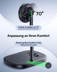 Bezdrôtová nabíjacia stanica Baseus EnerFill 3 v 1 s chladením TEC – 22,5 W 6