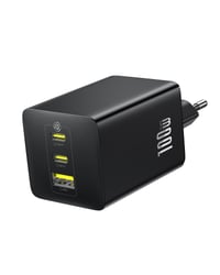 Încărcător USB-C Baseus Enerfill 100W, Încărcător rapid GaN cu 3 porturi PD PPS, Compatibil cu MacBook Pro/Air, iPad, iPhone 17/16/15/14, Galaxy S25, Negru 8