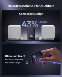 Încărcător USB-C Baseus Enerfill 100W, Încărcător rapid GaN cu 3 porturi PD PPS, Compatibil cu MacBook Pro/Air, iPad, iPhone 17/16/15/14, Galaxy S25, Negru 5