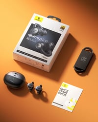 Căști open-ear Baseus Inspire XC1, sunet de la Bose, Dolby Audio, Hi-Res, tweeter Knowles BA, sistem hibrid cu 2 căi, 40 de ore de redare, IP66 8