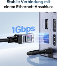 Baseus Nomos Air 12 az 1-ben USB-C dokkoló állomás 2 monitoros 2 db 4K HDMI 100W PD 10Gbps Gigabit Ethernet Windows és macOS 9