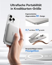 Power banka Baseus Picogo AM41 5000 mAh, bezdrôtové nabíjanie MagSafe, rýchle nabíjanie PD 20 W, ultratenká magnetická externá batéria s káblom USB-C 2