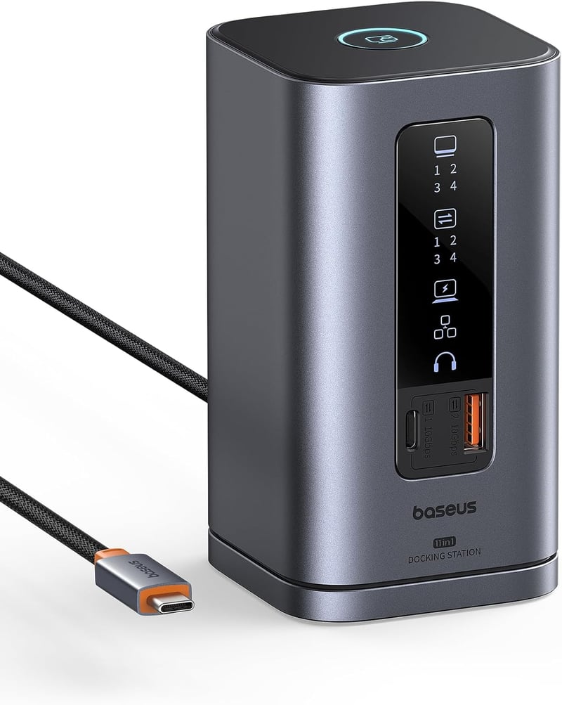 Baseus Spacemate 11 az 1-ben dokkoló állomás 3 monitor támogatás 4K