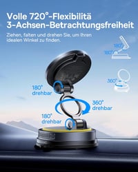 Baseus VC2 Flex Pro 15W MagSafe autós telefontartó vezeték nélküli töltéssel 3
