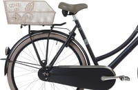 Basil Cento Flower fekete acél csomagtartó kosár E-bike-hoz - Metal 2