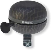 Basil Ding-Dong Noir kerékpár csengő fekete unisex - Einheitsgröße, silver 2