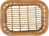 Zadný cyklokošík Basil Green Life Rattan, veľkosť M – 18 l, hnedý, ručne vyrobený, ekologický ratan, odolný voči poveternostným vplyvom 4