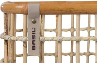 Zadný cyklokošík Basil Green Life Rattan, veľkosť M – 18 l, hnedý, ručne vyrobený, ekologický ratan, odolný voči poveternostným vplyvom 3