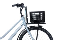 Cutie de depozitare pentru bicicletă Basil, mărimea S, pentru portbagaj spate - sistem MIK - plastic reciclat - negru 3