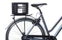 Cutie de depozitare pentru bicicletă Basil, mărimea S, pentru portbagaj spate - sistem MIK - plastic reciclat - negru 4