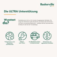 Baskerville Ultra brnjica za pse, crna, veličina 5 – za retrivere, protiv griženja, može se nositi tijekom jela i pijenja 3