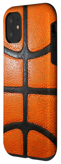 Husă iPhone 11 Basketball Sport Cases, husă de protecție cu model de piele de minge de baschet portocalie, idee de cadou 2