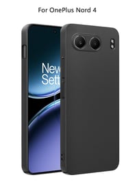 Bastmei OnePlus Nord 4 Ultratanka maska - Mat crna PC pozadina, zaštita kamere, protuklizni premaz, lagana zaštitna maska kompatibilna s OnePlus Nord 2