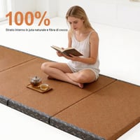 Batel Huh japán tatami rohož, prírodné kokosové vlákno, skladacia, podložka na spanie, meditáciu, jogu, zen, 80x200x3,5 cm 3