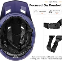 BATFOX Kerékpáros Sisak Férfiaknak Nőknek Felnőtteknek Tinédzsereknek - L(58-61CM), Black 4