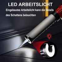 KOONLONG Akkumulátoros Szilikon Kartus Adagoló Makita 18V Akkuhoz, 4 Sebességfokozat, LED Lámpa, Tömítő Eszköz Spatulákkal, Akku Nélkül 3