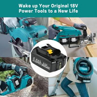 BATTOOL Makita 18V LXT csereakku töltővel - 5,0 Ah (DC18RC 4A) 8