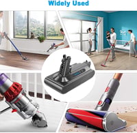 BATTOOL V10 Pótakkumulátor Dyson V10 Absolute, Motörhead, Animal, Fluffy és Total Clean SV12 Vezeték Nélküli Porszívókhoz 2