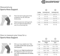 Bandáž na koleno BAUERFEIND GenuTrain s polstrovanou fixáciou jabĺčka, titánová, veľkosť 7, unisex 4