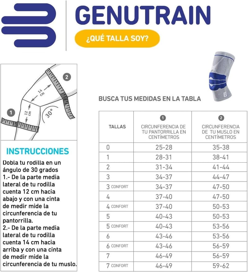 BAUERFEIND GenuTrain Térdtámasz Párnázott Patella Támogatással
