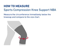 Bauerfeind Sports kompresná kolenná ortéza NBA, čierna, veľkosť XL, unisex, na loptové športy, s logom NBA 3
