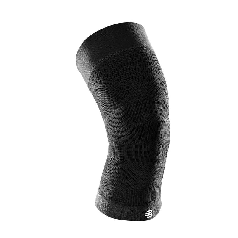 Bauerfeind Sports Compression Knee Support Kompresná kolenná bandáž, unisex, veľkosť S, námornícka modrá – na beh, futbal a fitnes, 1 ks