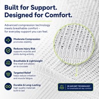 Bauerfeind Sports Compression Knee Support steznik za koljeno, unisex, veličina S, mornarsko plava - za trčanje, nogomet i fitness, 1 kom. 5