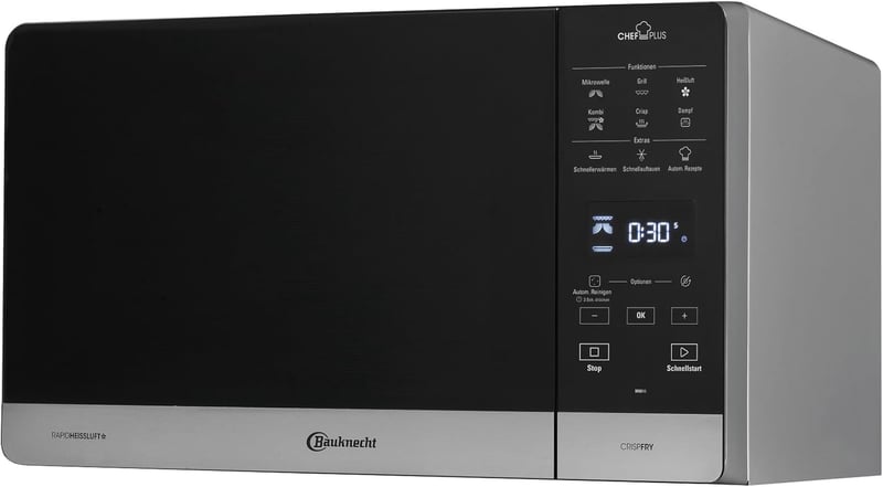 Bauknecht MWA 49 SL Mikrohullámú Sütő 25L Gőzfunkcióval 3D Rendszer AutoClean