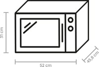 Bauknecht MWA 49 SL Mikrohullámú Sütő 25L Gőzfunkcióval 3D Rendszer AutoClean 6