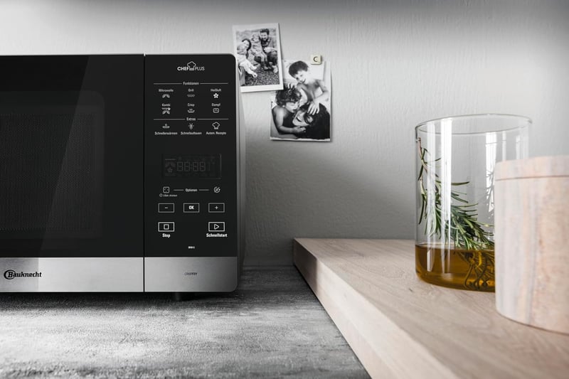 Bauknecht MWA 49 SL Mikrohullámú Sütő 25L Gőzfunkcióval 3D Rendszer AutoClean