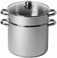 Nerezový tlakový hrniec Baumalu so sklenenou pokrievkou, indukčný, 26 cm, 11 litrov, strieborný 1