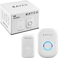 BAYCU Vezeték nélküli ajtócsengő 300m reichweite IP44 vízálló kültéri 1