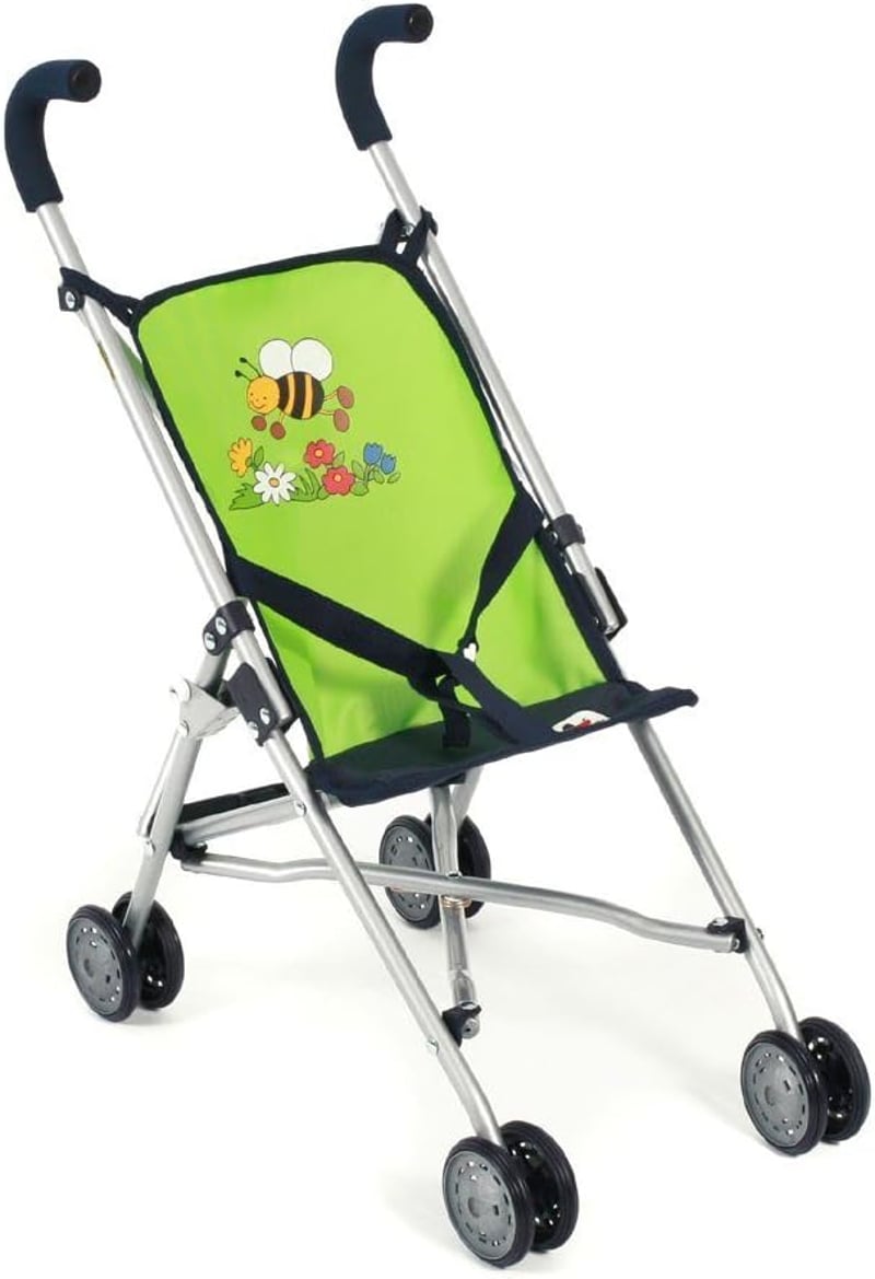 Bayer Chic 2000 Roma Mini Babakocsi - Méhecske Színű Játék Babakocsi Gyerekeknek 3-7 Éves Korig, Könnyű Acél Váz, 15 kg Teherbírás