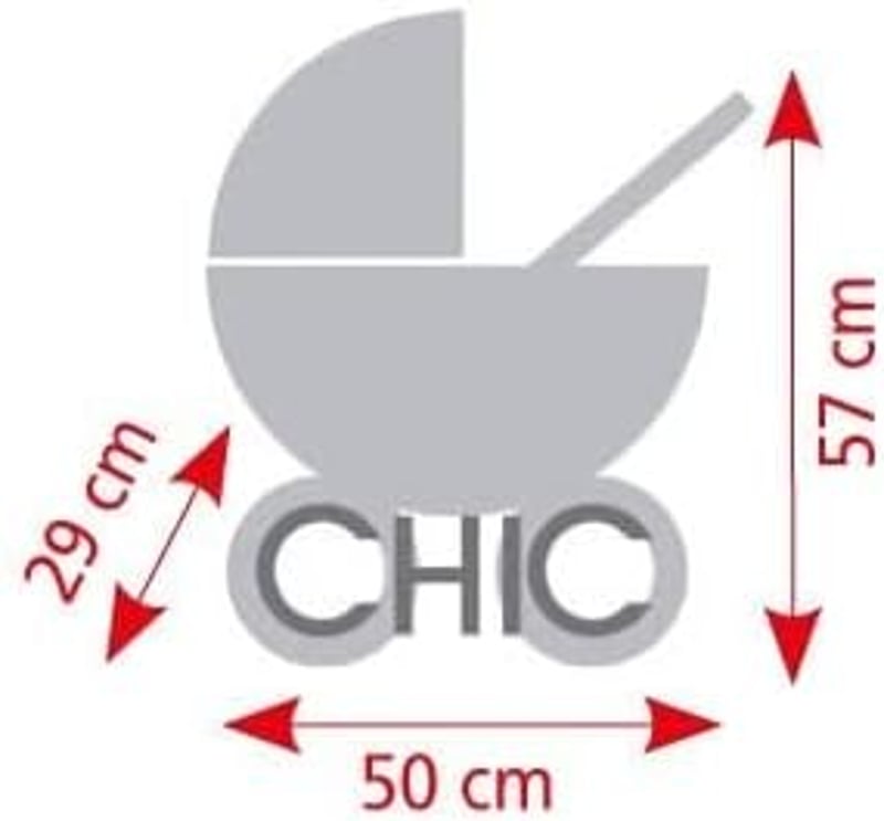 Bayer Chic 2000 Roma Mini Babakocsi - Méhecske Színű Játék Babakocsi Gyerekeknek 3-7 Éves Korig, Könnyű Acél Váz, 15 kg Teherbírás