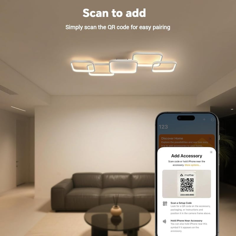 BAYHT LED Mennyezeti Lámpa 56W Dimmelhető 3000-6500K eWeLink App