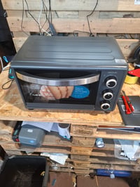 Cecotec Bake&Toast 2300 Black mini stolna pećnica 23 L, 1500 W, 230°C, grill i kombinirani načini grijanja, dvostruka staklena vrata, timer od 60 minuta 2