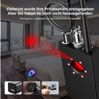 Menborn Rejtett Kamera és Lehallgató Készülék Detektor GPS Nyomkövető Kereső 2