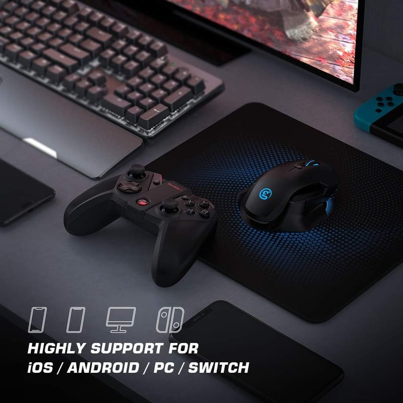 GameSir G4s Bluetooth Vezeték Nélküli Kontroller - Android/Windows/PS3/TV Kompatibilis Játékvezérlő Joystick Beépített Akkumulátorral