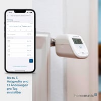 Homematic IP okos fűtőtest termosztát - Alexa és Google kompatibilis, energiatakarékos 2