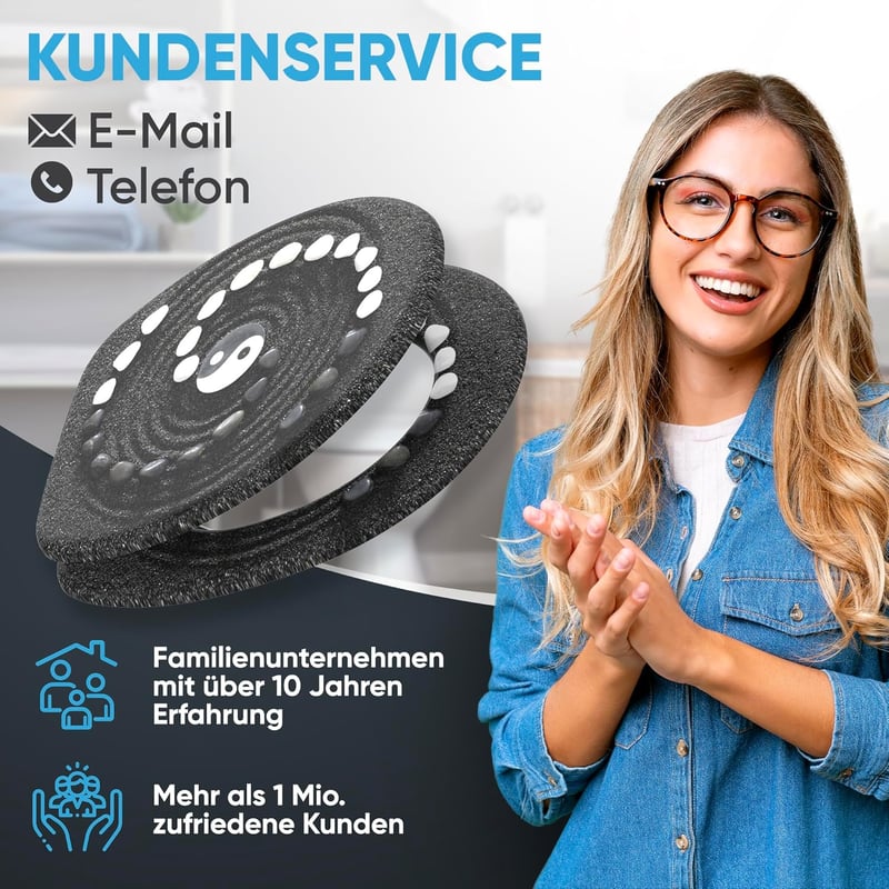 Sanilo Yin Yang WC Ülőke Puha Záródással - Könnyen Szerelhető Fa Toalett Tető Erős Zsanérokkal, Kerek Forma, Prémium Kivitel