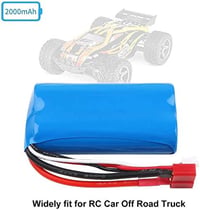 WLtoys RC terepjáró akkumulátor szett: 2db 7,4V Li-ion + USB töltő 2