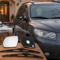 Zimný balík pre Hyundai Santa Fe: 1x vyhrievané zrkadlo + 2x stierače Bosch 600/450 mm 1