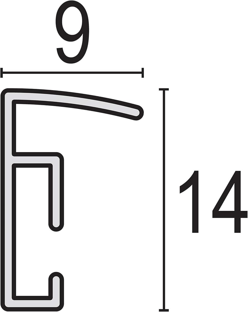HAES DECO Easy Frame fehér műanyag képkeret 30x30 cm