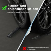 Ford Transit szélterelő, 2 db-os fekete ablakszegély készlet 2014-2023 modellekhez 3