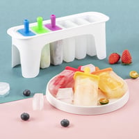 Aichoof Szivárvány Színű Szilikon Jégkrém Készítő Forma - 6 db-os BPA-mentes Gyerekeknek, Könnyen Kivehető Fagyi Készítés 7